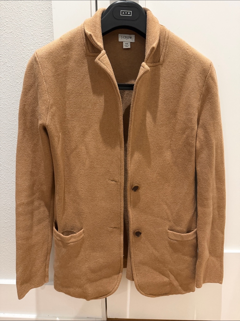 J. Crew Women’s Camel Sweater Blazer